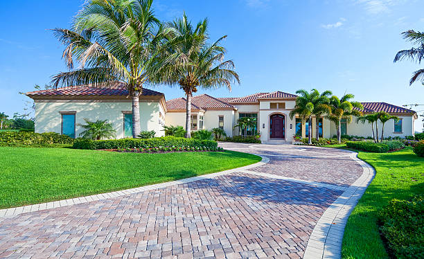 Residential Paver Driveway in Miles, TX